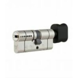 Цилиндр RB-LOCKS 40x50 ключ-вороток 90 мм никель сатин/черный Keylocx