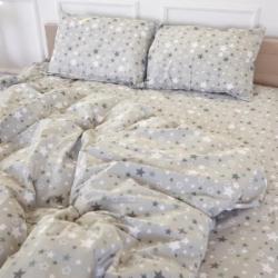 Комплект постельного белья Бязь 17-0660 Gray sky 2x143x210 см серый MirSon
