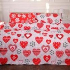 Комплект постельного белья Ranforce Elite 17-0656 Gingerbread 2x143x210 см красный MirSon Комплект постельного белья Ranforce Elite 17-0656 Gingerbread 2x143x210 см красный MirSon