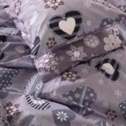 Наволочка Бязь 17-0655 Snowflake 40x60 см серый с рисунком MirSon Наволочка Бязь 17-0655 Snowflake 40x60 см серый с рисунком MirSon