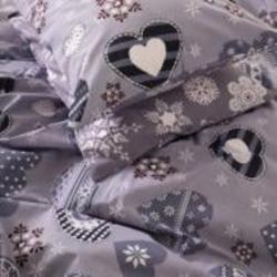 Наволочка Бязь 17-0655 Snowflake 50x70 см серый с рисунком MirSon Наволочка Бязь 17-0655 Snowflake 50x70 см серый с рисунком MirSon