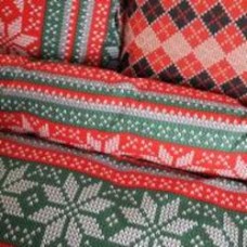 Пододеяльник Ranforce Elite 17-0659 Christmas 110x140 см красныйзеленый MirSon