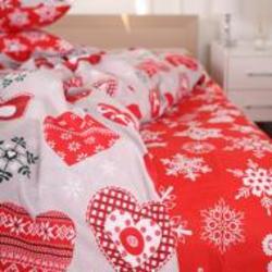 Простынь Ranforce Elite 17-0656 Gingerbread 150x220 см красный MirSon