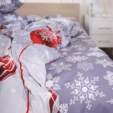 Простынь Ranforce Elite 17-0657 Mistletoe 150x220 см серый MirSon