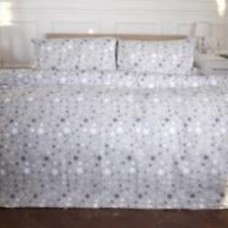 Комплект постельного белья Ranforce Elite 17-0660 Gray sky 200х220 см серый MirSon