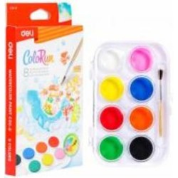 Набор акварельных красок ColoRun 8 шт. EC20 Deli