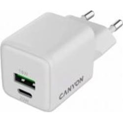 Зарядное устройство Canyon CU20AC GaN PD QC 20W White (CNS-CUW20AC)