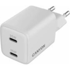 Зарядное устройство Canyon CU35CC GaN PD 35W White (CNS-CUW35CC)