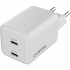 Зарядное устройство Canyon CU45CC GaN PD 45W White (CNS-CUW45CC)
