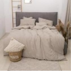 Комплект постельного белья Вареный хлопок 40-0016 Sunny Morning 143x210 см бежевый MirSon