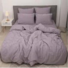 Комплект постельного белья Вареный хлопок 40-0025 Blooming Garden 143x210 см фиолетовый MirSon