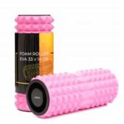 Массажный ролик Cornix EVA 33x14 см XR-0339 Pink Массажный ролик Cornix EVA 33x14 см XR-0339 Pink