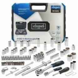 Набор ручного инструмента Scheppach 1/2'',1/4''(6гр.)(4-32мм) 108 шт. SCH-41082-5