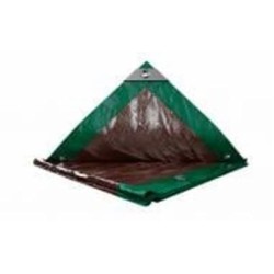 Тент MasterTool 10х12 м Green/Brown двухсторонний 130 г/м² (89-4012)