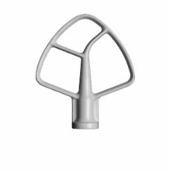 Насадка-лопатка KitchenAid для чаши 5K452B 4,8/4,7/4,3/3 л белый