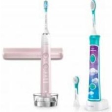 Электрическая зубная щетка Philips Sonicare Diamond HX9911/84 + HX6322/04 For Kids