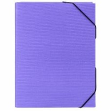 Папка-бокс на резинках 50 мм фиолетовая H-Tone FOLD-HT-JJ409342-PR
