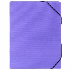 Папка-бокс на резинках 50 мм фиолетовая H-Tone FOLD-HT-JJ409342-PR