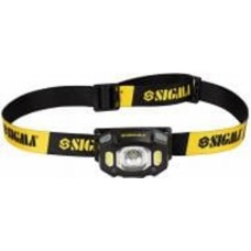 Фонарь налобный Sigma Led 300 Lm черный с желтым 5390231 Фонарь налобный Sigma Led 300 Lm черный с желтым 5390231