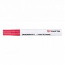 Маркер WURTH лакирующий красный LACMRK-PERMANENT-RED (2-4 мм) 1 шт. 0967910302