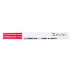 Маркер WURTH лакирующий красный LACMRK-PERMANENT-RED (2-4 мм) 1 шт. 0967910302