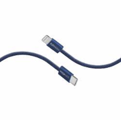 Кабель Promate EcoLine-Ci120 USB-C to Lightning 27W Power Delivery 1,2 м синий (ecoline-ci120.navy)