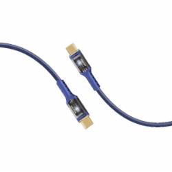 Кабель Promate Lucidline-CC200 USB-C to USB-C 100W Power Delivery 2 м синий (lucidline-cc200.navy)
