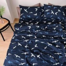 Комплект постельного белья BIRDS on blue синий Zastelli