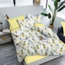 Комплект постельного белья Pineapple евро желтый Zastelli
