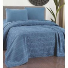 Покрывало blue WAFFLE 160x220 см Zastelli голубой