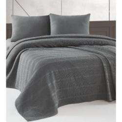 Покрывало dark gray WAFFLE 160x220 см Zastelli серый