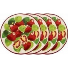Набор полотенец махровых для кухни Round print 4 шт. 60x60 см мульти Zastelli