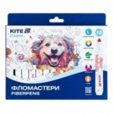 Набор фломастеров Creative Superwashable Jumbo 12 шт. K-1155 KITE