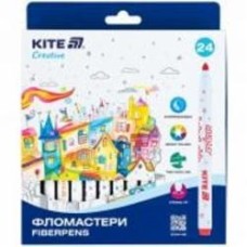 Набор фломастеров Creative Superwashable 24 шт. K-1153 KITE