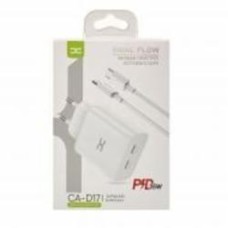 Сетевое зарядное устройство DC 2в1 Type-C 2PD/35W Fast Charger (CA-D17) белый (2000000338088)