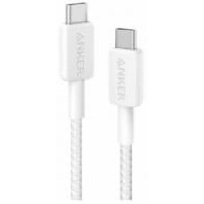 Кабель Anker 322 USB-C to USB-C 0,9 м белый (A81F5H21/A81F5G21)