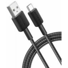 Кабель Anker 322 USB-A to USB-C 1,8 м черный (A81H6G11)