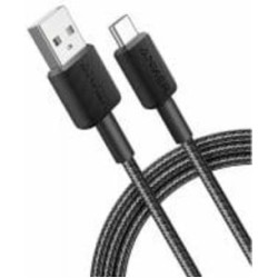 Кабель Anker 322 USB-A to USB-C 1,8 м черный (A81H6G11)