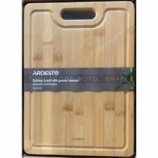 Доска кухонная Ardesto Midori з жолобом 33х24х1.5 см (AR1433BAM)