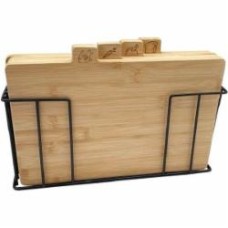 Набор кухонных досок Ardesto Midori на підставці 4 шт 30х5.6х20.3 см (AR1430BA)