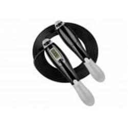 Скакалка EasyFit скоростная со счетчиком черный-серый (EF-1916-GY)