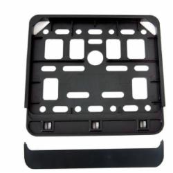 Рамка под номерной знак AMiO 01169 для скутера черная