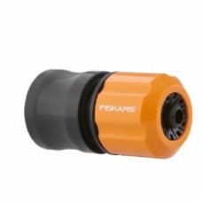 Коннектор Fiskars для шланга 19 мм (3/4'') с аквастопом
