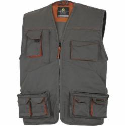 Жилет рабочий Delta Plus M2 р. XXXL рост 5-6 M2GI2GR3X серо-оранжевый