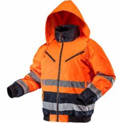 Куртка NEO tools Oxford утепленная световозвращающая р. M 81-711 оранжевый