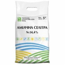 Удобрение минеральное УАПГ Аммиачная селитра N 34,4 (нитрат аммония, аммоний азотнокислый) 5 кг