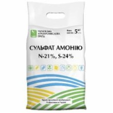 Удобрение минеральное УАПГ Сульфат аммония гранулированный (аммоний сернокислый) 5 кг