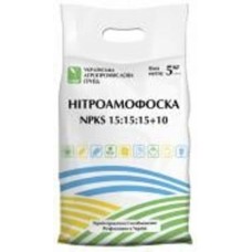 Удобрение минеральное УАПГ Нитроаммофоска с серой NPKS 15:15:15+10 5 кг