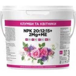 Удобрение УАПГ Клумбы и цветники NPK 20:12:15+2Mg 4 кг