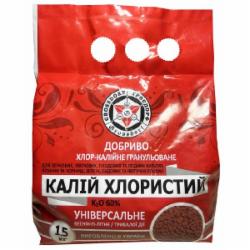 Удобрение универсальное Хлористый калий гранулированный
